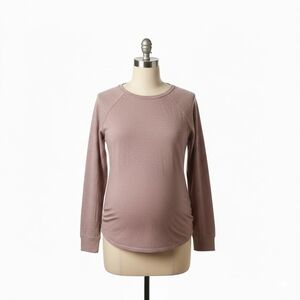 Old Navy Women's Maternity Dusty Pink Long Sleeve Top